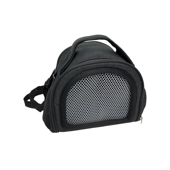 Pet Carrier Foldable Travel Zipper Bag Black NWT - Picture 1 of 10